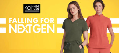 koi next gen scrubs designed with stretch and moisture wicking soft fabric at affordable price