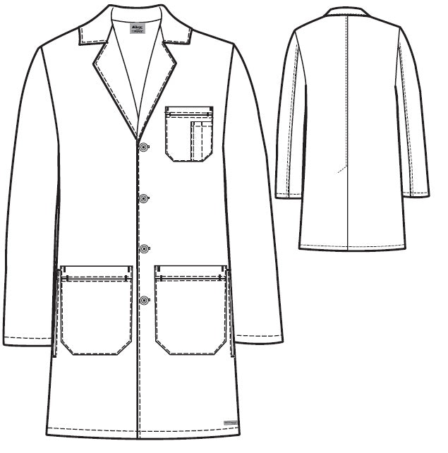 0914 Grey's Anatomy 37'' Noah Men Lab Coat (32 - 56)