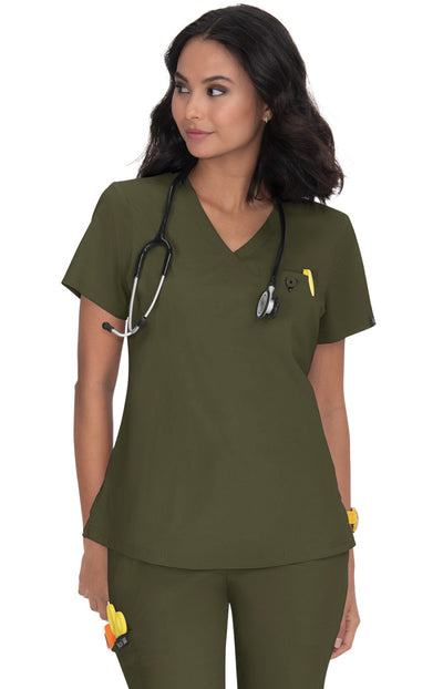 1011 Koi Basics Kade Top _ Women's Scrub Top (XXS - 3XL)