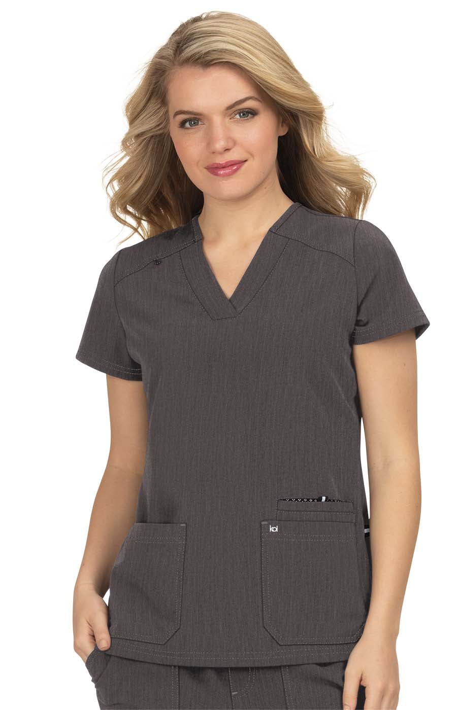 1019 Koi Next Gen Hustle & Heart Top - Women's Scrub Top (XXS - 5XL)