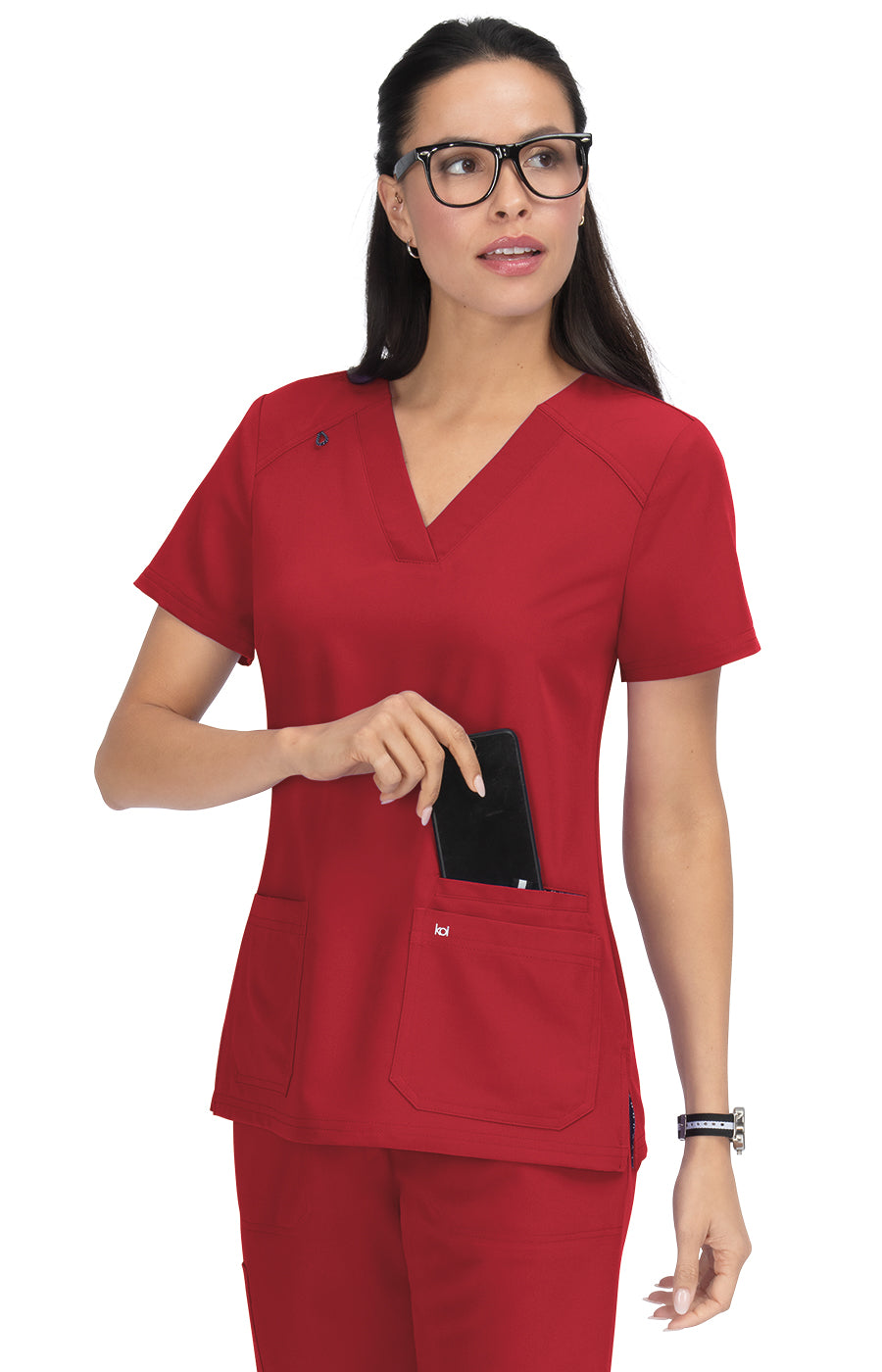 1019 Koi Next Gen Hustle & Heart Top - Women's Scrub Top (XXS - 5XL)