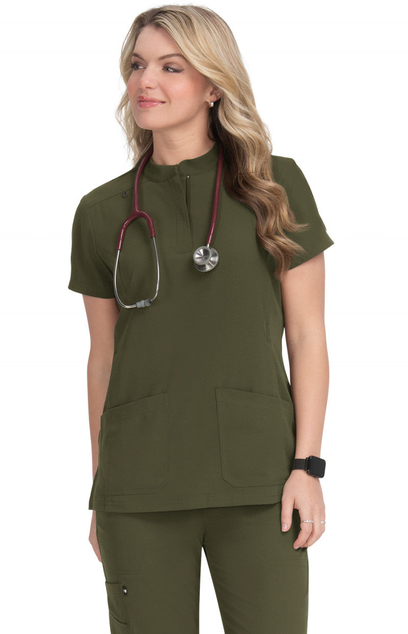 1081 Koi Next Gen Hustle & Heart Top - Women's Scrub Top (XXS - 3XL)