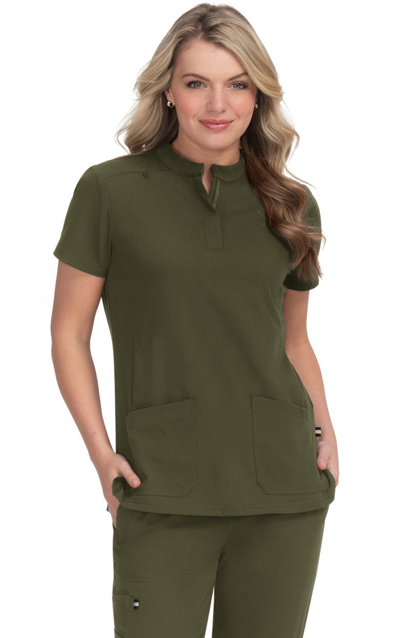 1081 Koi Next Gen Hustle & Heart Top - Women's Scrub Top (XXS - 3XL)