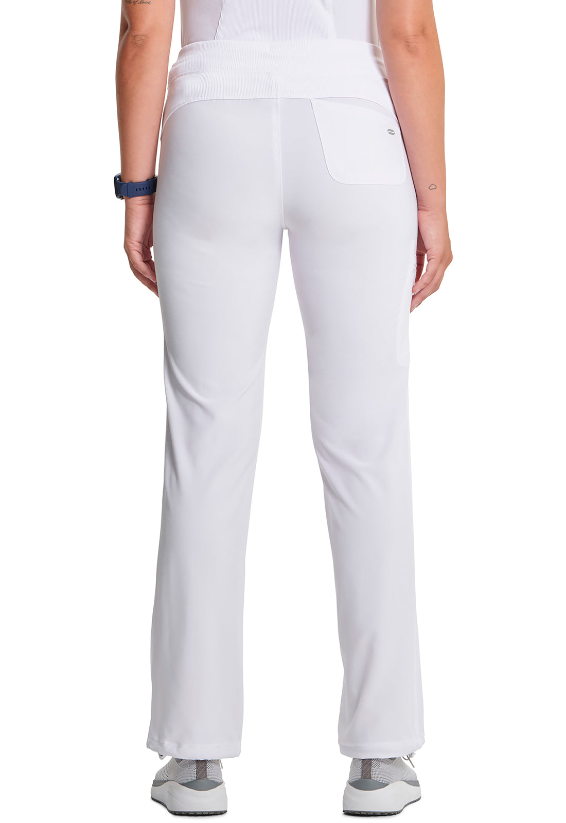 1123A Cherokee Infinity Low-Rise Straight Drawstring Pants Certainty Antimicrobial Stretch (XXS - 5XL)