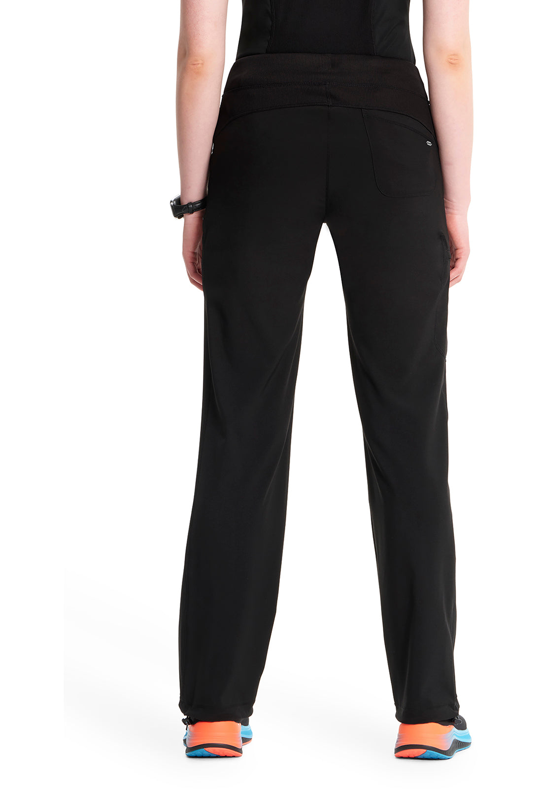 1123A Cherokee Infinity Low-Rise Straight Drawstring Pants Certainty Antimicrobial Stretch (XXS - 5XL)