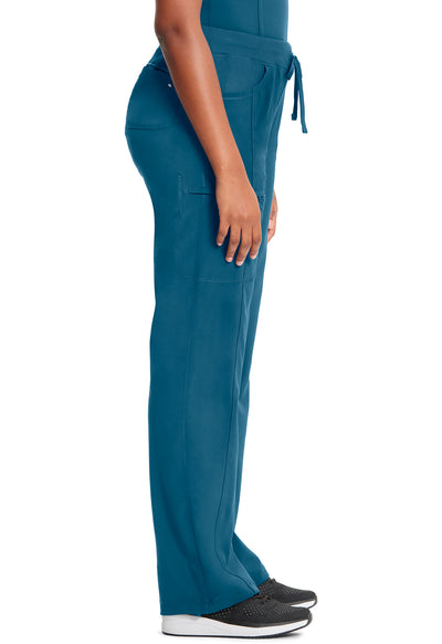 1123A Cherokee Infinity Low-Rise Straight Drawstring Pants Certainty Antimicrobial Stretch (XXS - 5XL)