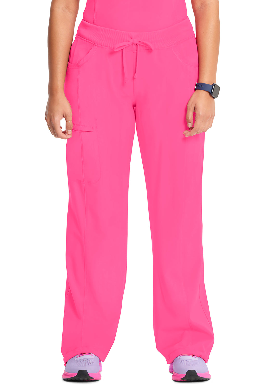 1123A Cherokee Infinity Low-Rise Straight Drawstring Pants Certainty Antimicrobial Stretch (XXS - 5XL)