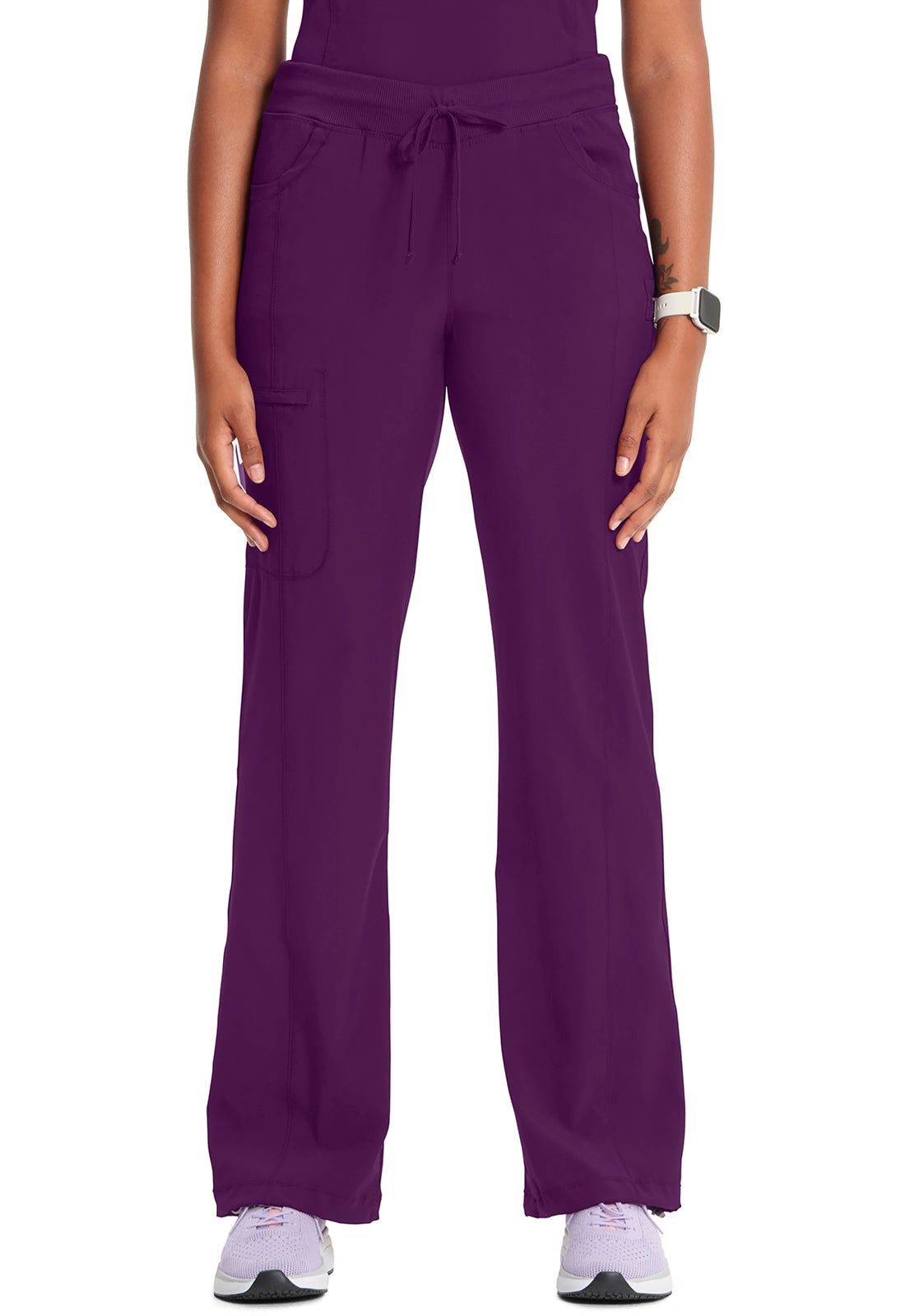 1123A Cherokee Infinity Low-Rise Straight Drawstring Pants Certainty Antimicrobial Stretch (XXS - 5XL)