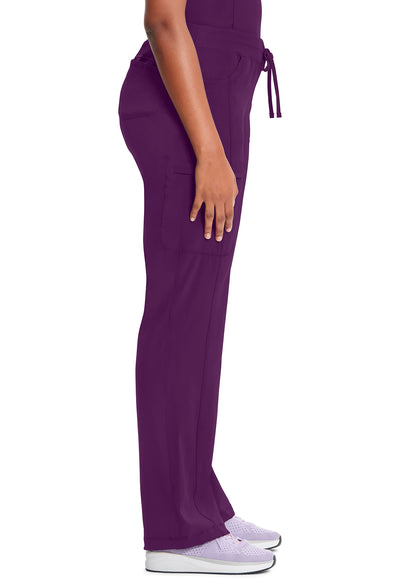 1123A Cherokee Infinity Low-Rise Straight Drawstring Pants Certainty Antimicrobial Stretch (XXS - 5XL)