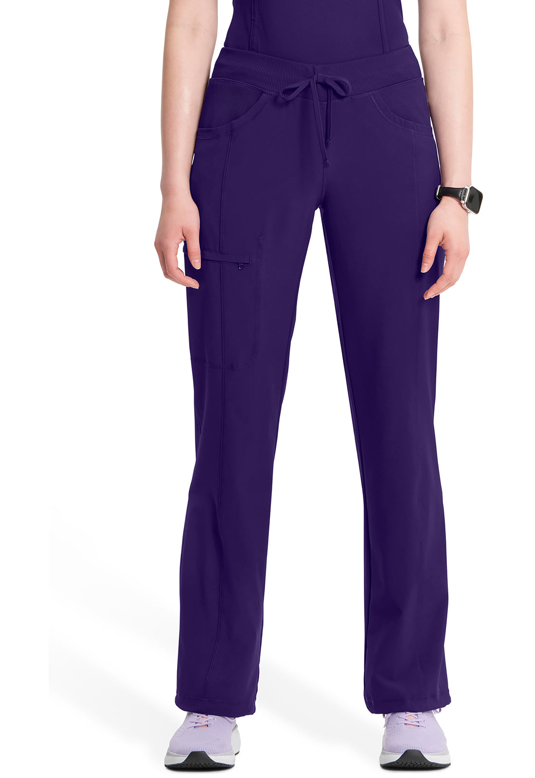 1123A Cherokee Infinity Low-Rise Straight Drawstring Pants Certainty Antimicrobial Stretch (XXS - 5XL)