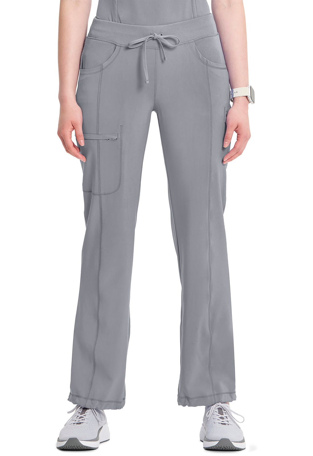 1123A Cherokee Infinity Low-Rise Straight Drawstring Pants Certainty Antimicrobial Stretch (XXS - 5XL)