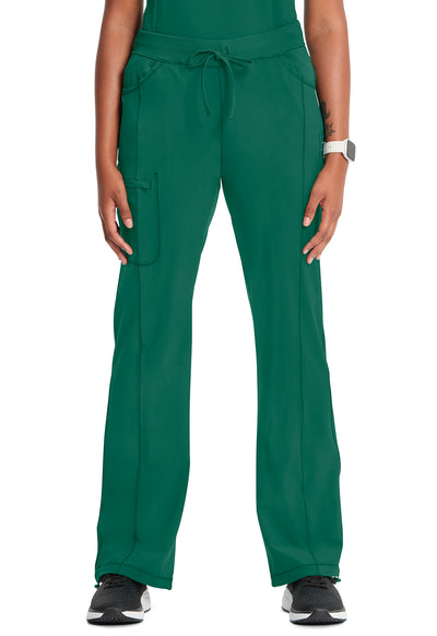 1123A Cherokee Infinity Low-Rise Straight Drawstring Pants Certainty Antimicrobial Stretch (XXS - 5XL)