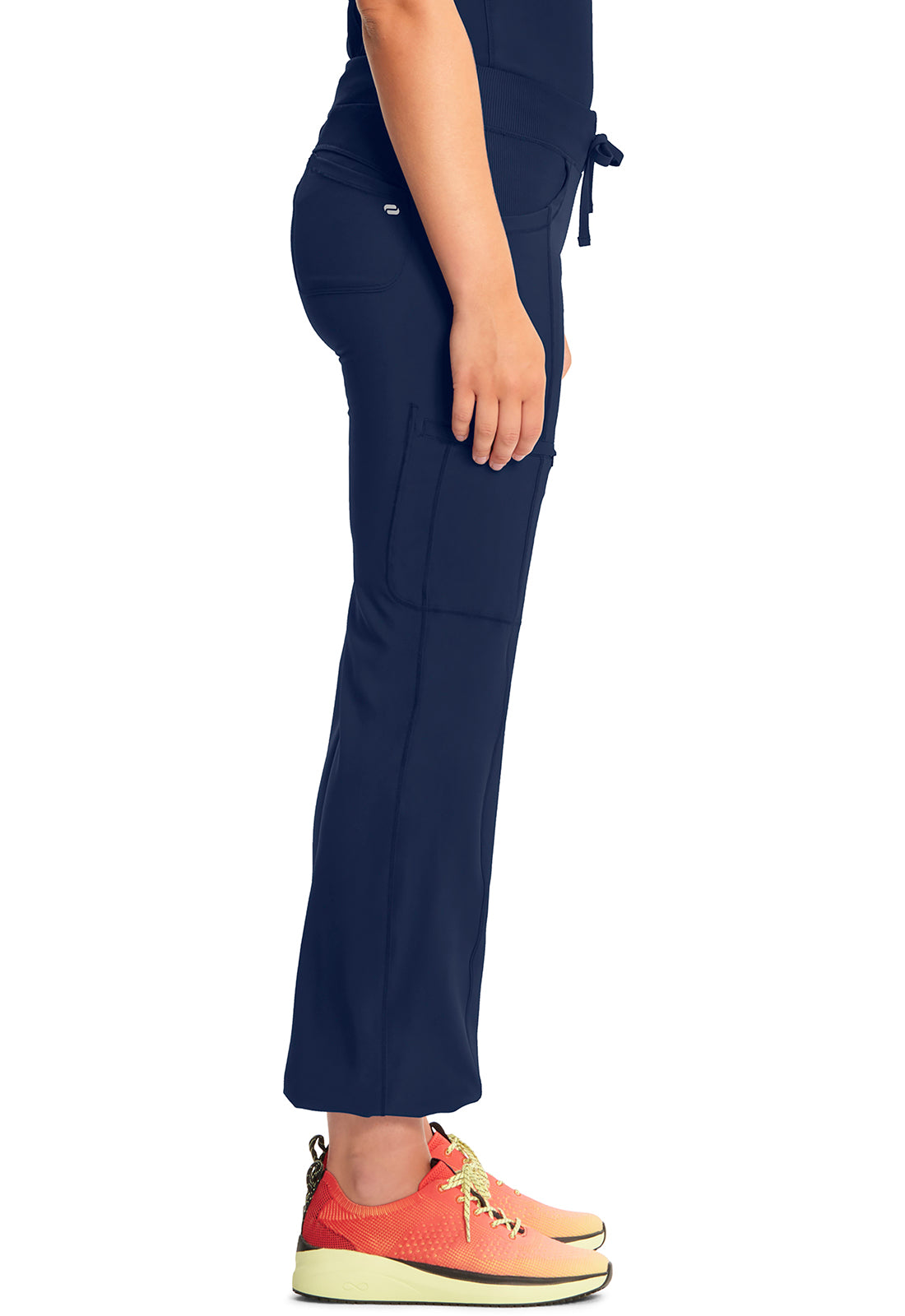 1123A Cherokee Infinity Low-Rise Straight Drawstring Pants Certainty Antimicrobial Stretch (XXS - 5XL)