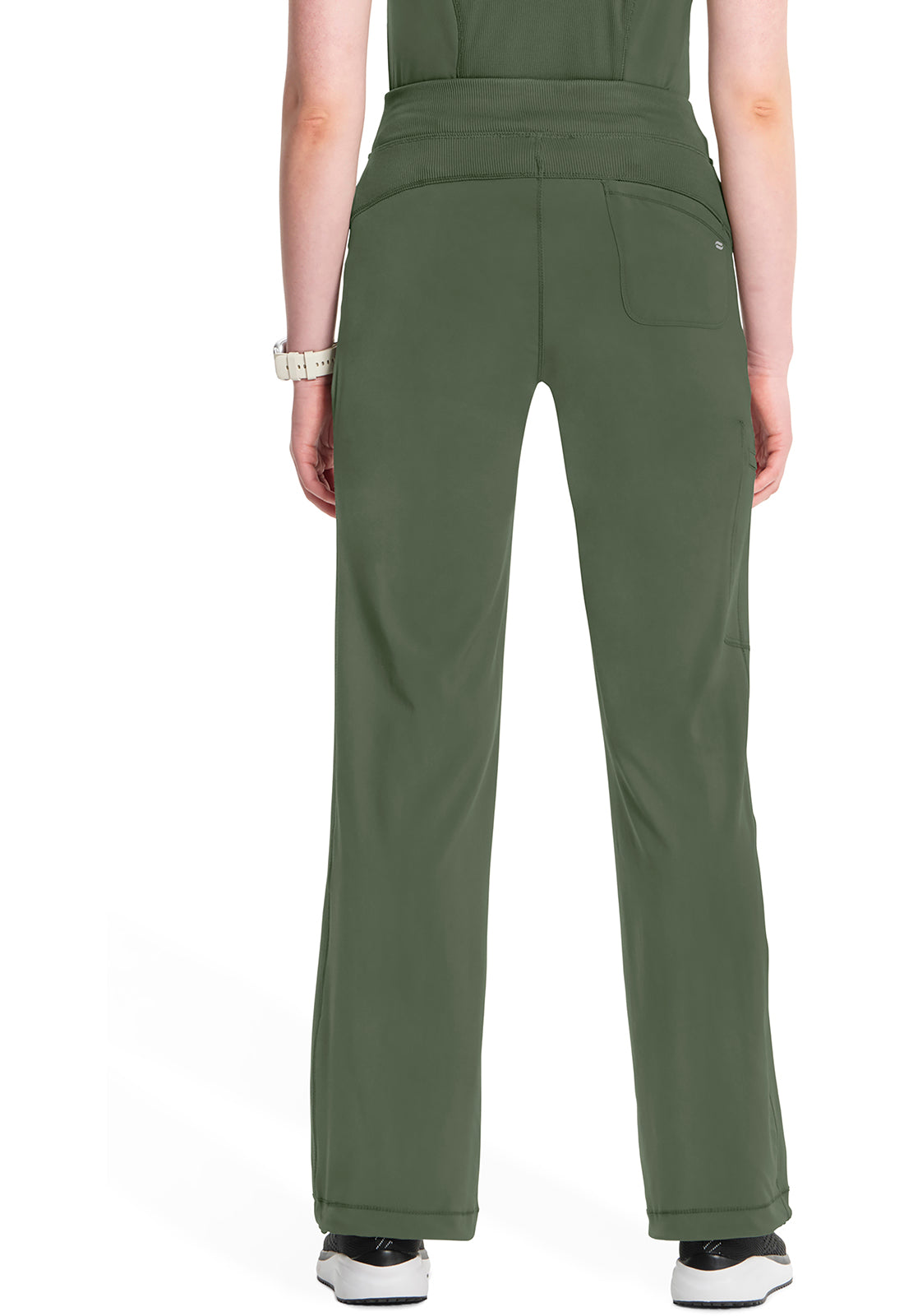 1123A Cherokee Infinity Low-Rise Straight Drawstring Pants Certainty Antimicrobial Stretch (XXS - 5XL)