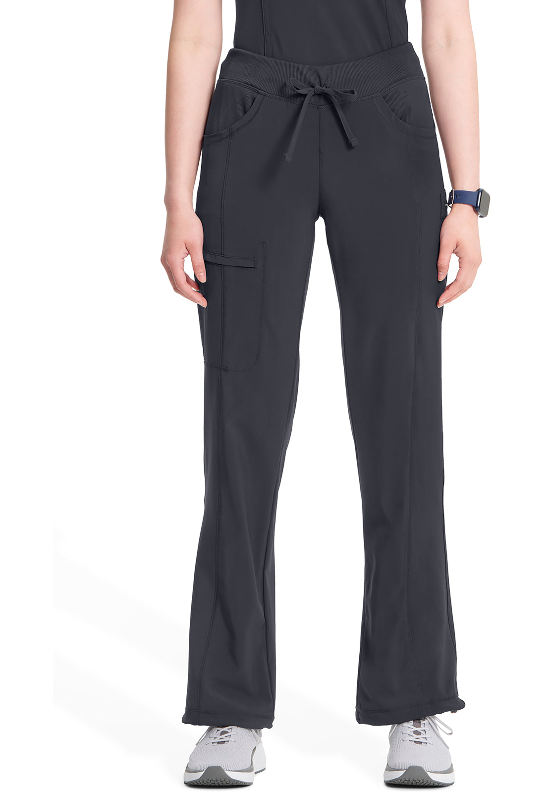 1123A Cherokee Infinity Low-Rise Straight Drawstring Pants Certainty Antimicrobial Stretch (XXS - 5XL)