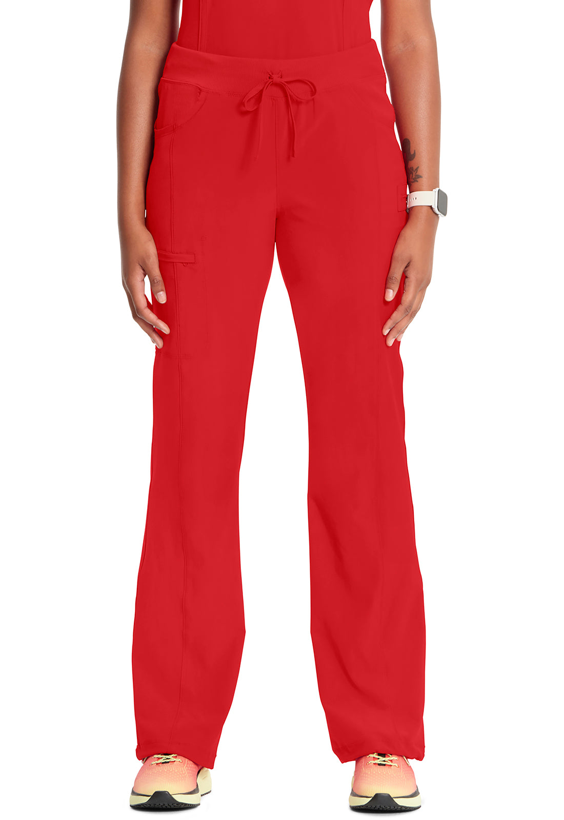 1123A Cherokee Infinity Low-Rise Straight Drawstring Pants Certainty Antimicrobial Stretch (XXS - 5XL)