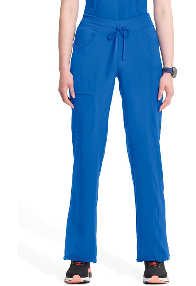 1123A Cherokee Infinity Low-Rise Straight Drawstring Pants Certainty Antimicrobial Stretch (XXS - 5XL)