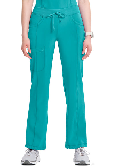 1123A Cherokee Infinity Low-Rise Straight Drawstring Pants Certainty Antimicrobial Stretch (XXS - 5XL)