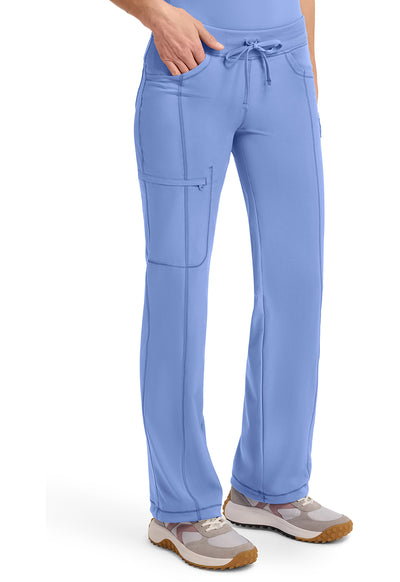 1123A Cherokee Infinity Low-Rise Straight Drawstring Pants Certainty Antimicrobial Stretch (XXS - 5XL)