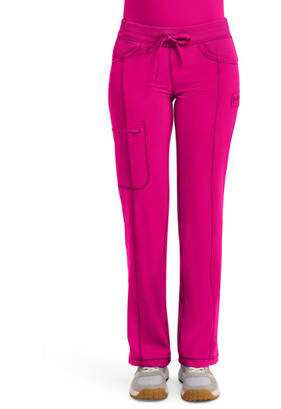 1123A Cherokee Infinity Low-Rise Straight Drawstring Pants Certainty Antimicrobial Stretch (XXS - 5XL)