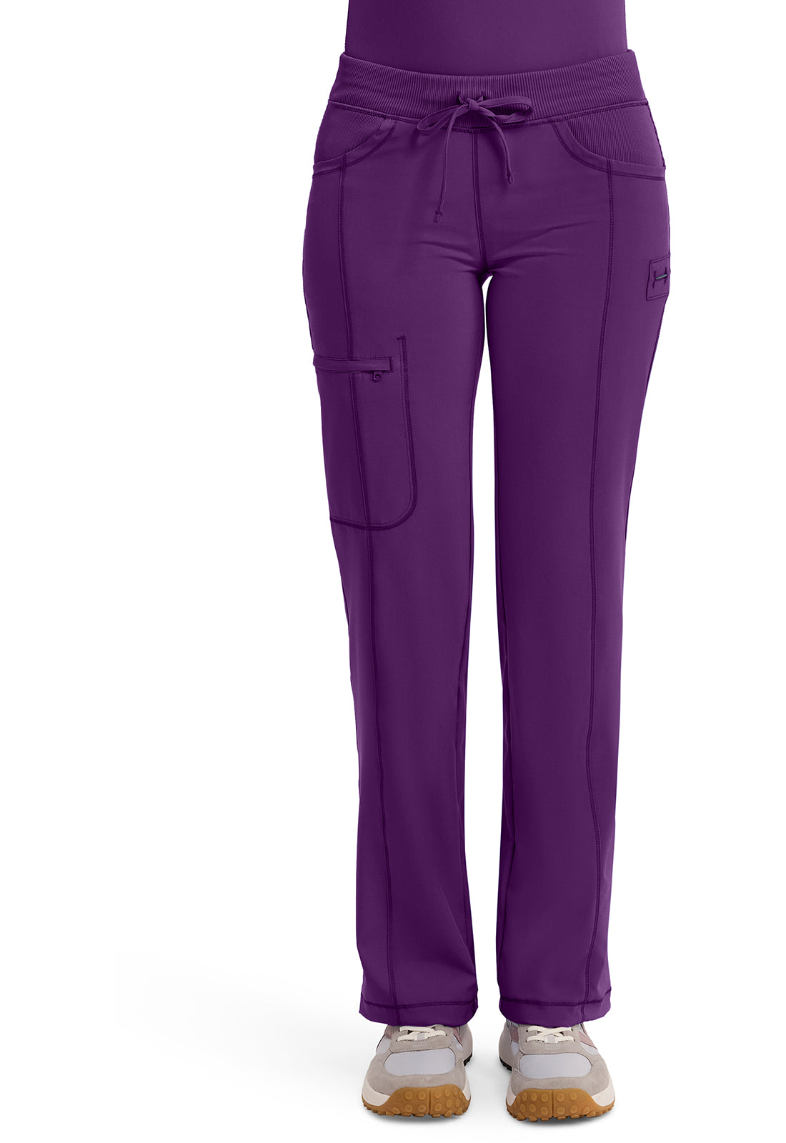 1123A Cherokee Infinity Low-Rise Straight Drawstring Pants Certainty Antimicrobial Stretch (XXS - 5XL)