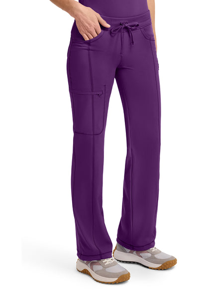 1123A Cherokee Infinity Low-Rise Straight Drawstring Pants Certainty Antimicrobial Stretch (XXS - 5XL)