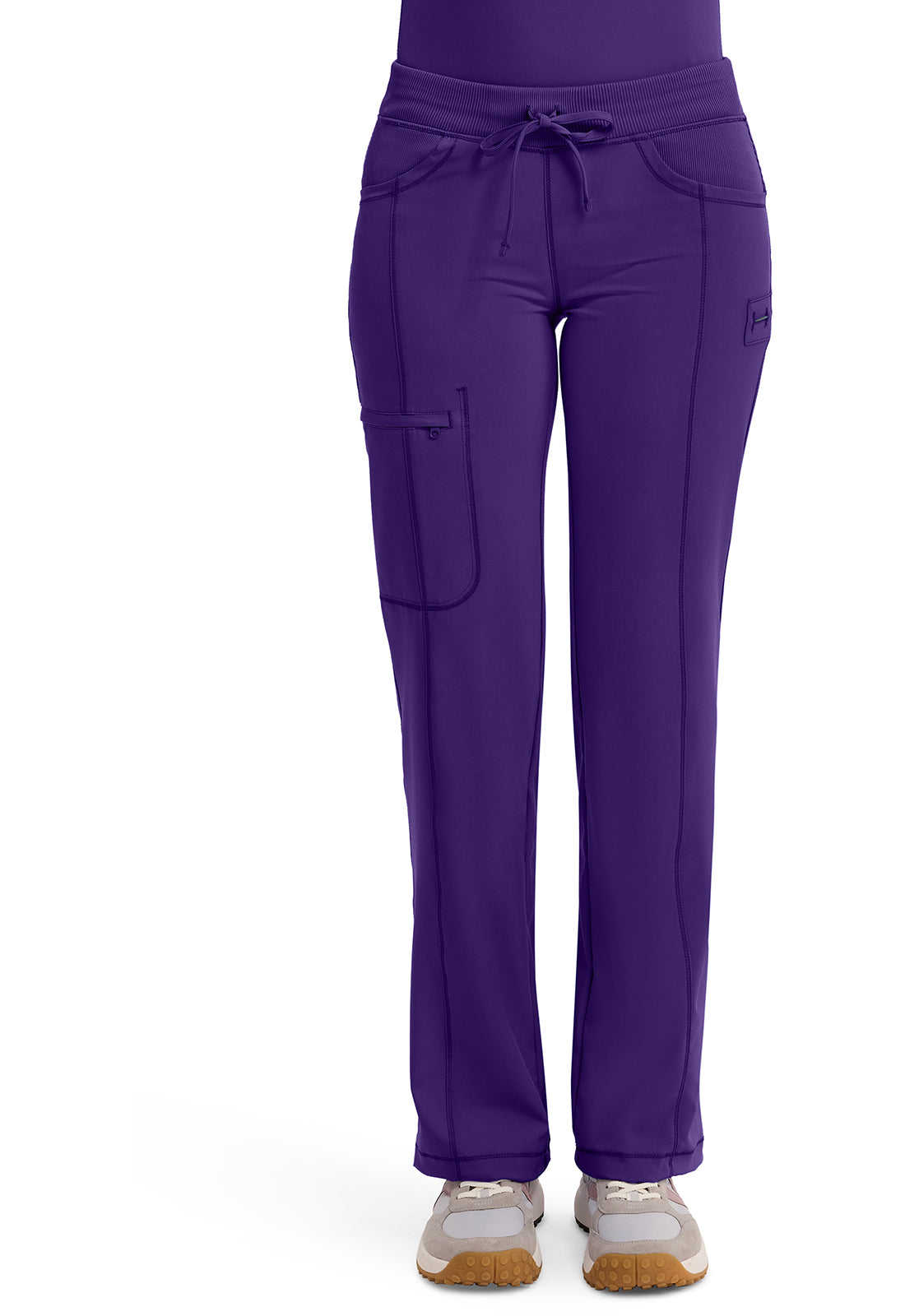 1123A Cherokee Infinity Low-Rise Straight Drawstring Pants Certainty Antimicrobial Stretch (XXS - 5XL)
