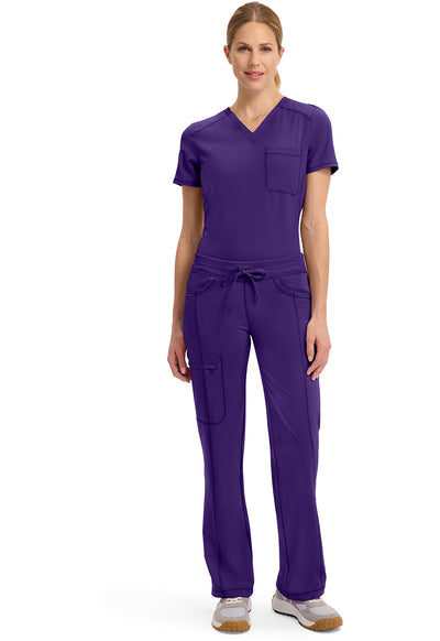 1123A Cherokee Infinity Low-Rise Straight Drawstring Pants Certainty Antimicrobial Stretch (XXS - 5XL)