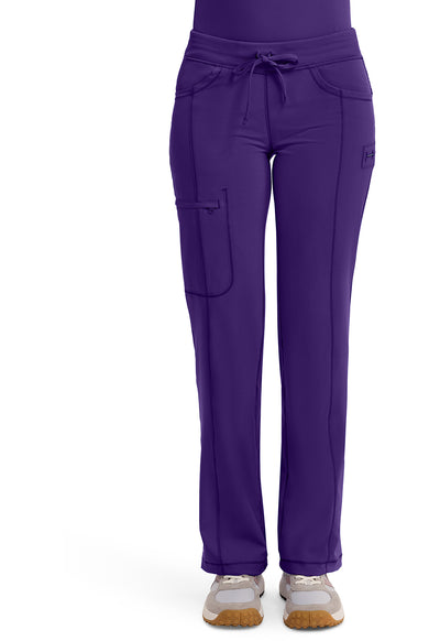 1123A Cherokee Infinity Low-Rise Straight Drawstring Pants Certainty Antimicrobial Stretch (XXS - 5XL)