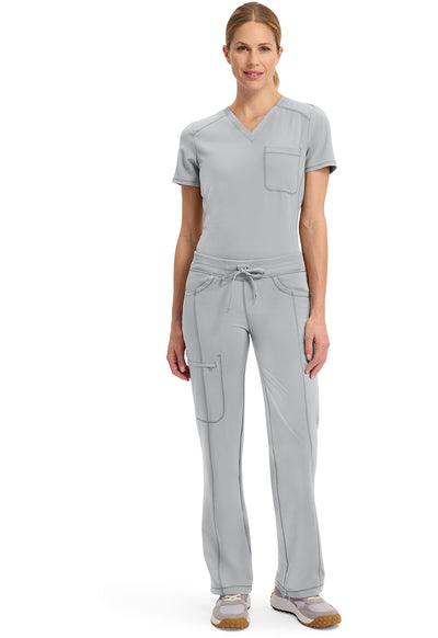 1123A Cherokee Infinity Low-Rise Straight Drawstring Pants Certainty Antimicrobial Stretch (XXS - 5XL)
