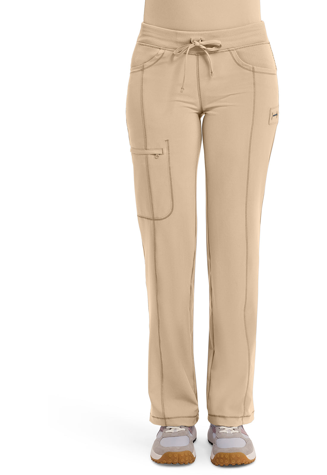 1123A Cherokee Infinity Low-Rise Straight Drawstring Pants Certainty Antimicrobial Stretch (XXS - 5XL)