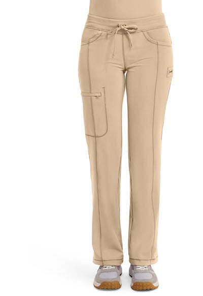 1123A Cherokee Infinity Low-Rise Straight Drawstring Pants Certainty Antimicrobial Stretch (XXS - 5XL)