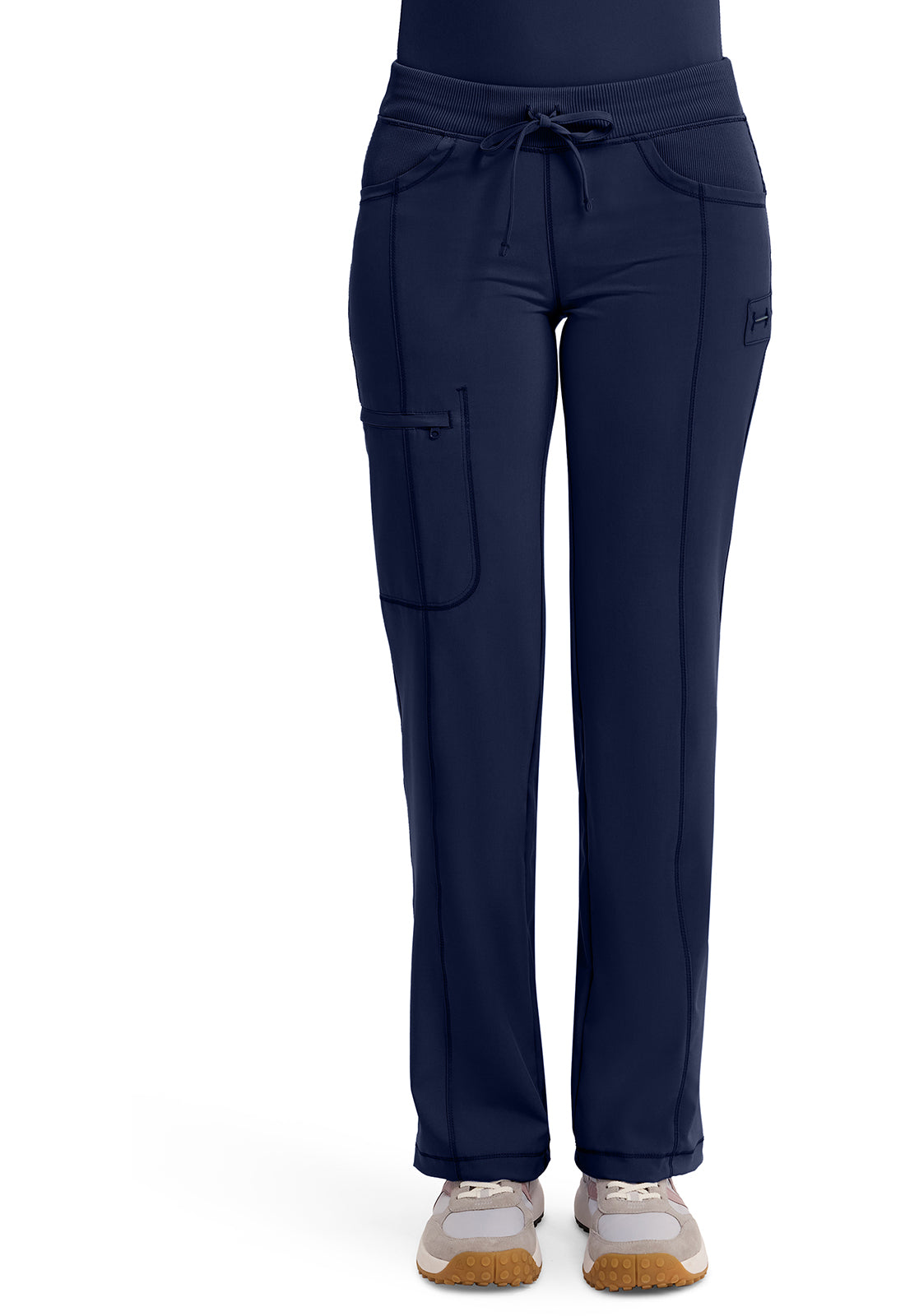 1123A Cherokee Infinity Low-Rise Straight Drawstring Pants Certainty Antimicrobial Stretch (XXS - 5XL)