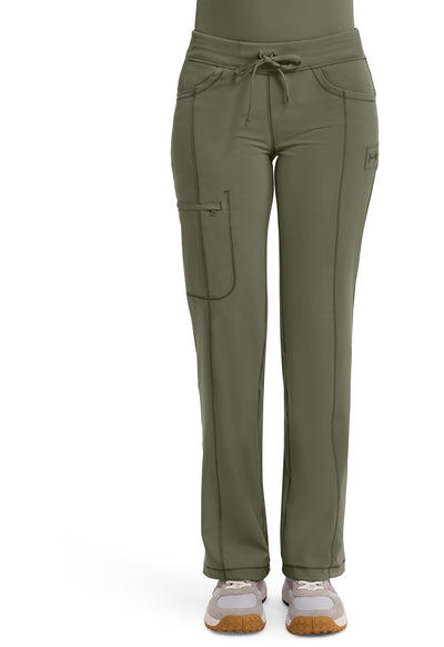 1123A Cherokee Infinity Low-Rise Straight Drawstring Pants Certainty Antimicrobial Stretch (XXS - 5XL)