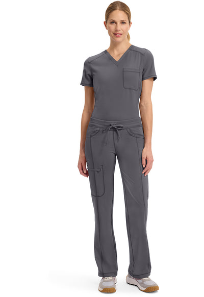 1123A Cherokee Infinity Low-Rise Straight Drawstring Pants Certainty Antimicrobial Stretch (XXS - 5XL)