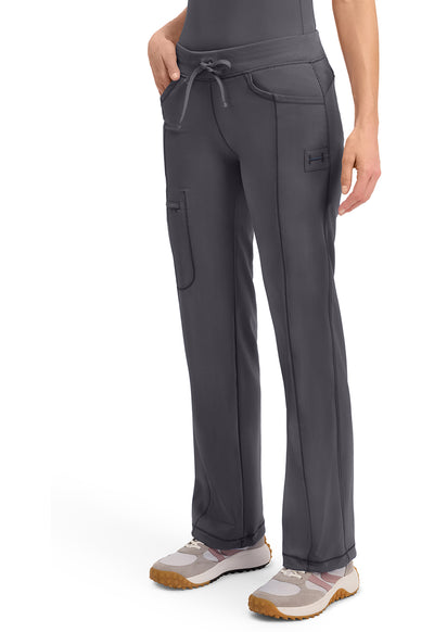 1123A Cherokee Infinity Low-Rise Straight Drawstring Pants Certainty Antimicrobial Stretch (XXS - 5XL)