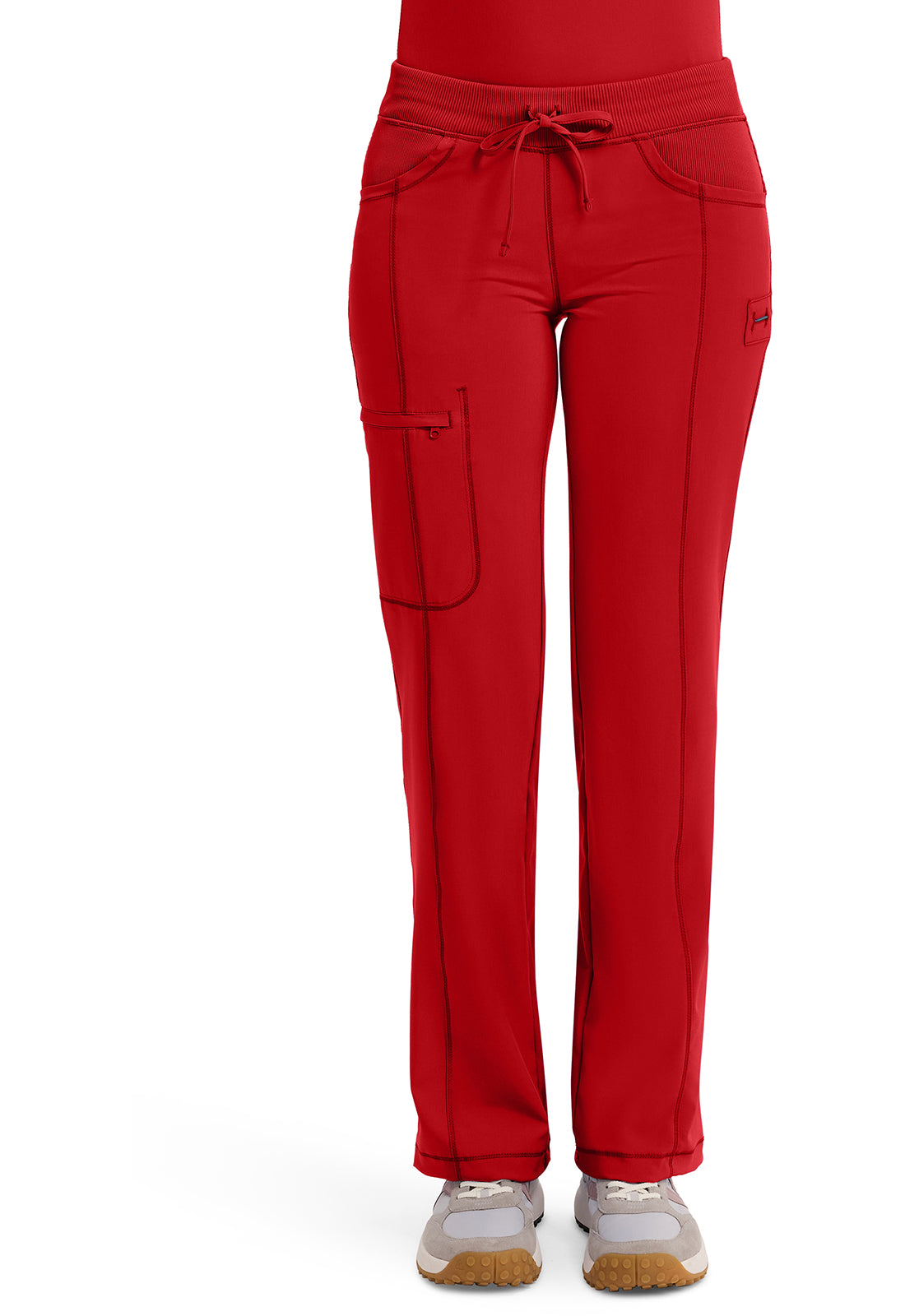 1123A Cherokee Infinity Low-Rise Straight Drawstring Pants Certainty Antimicrobial Stretch (XXS - 5XL)