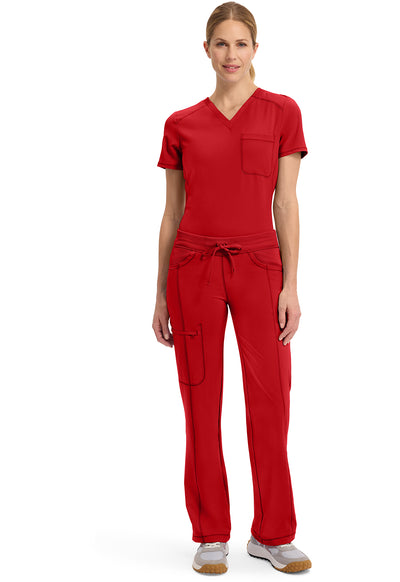 1123A Cherokee Infinity Low-Rise Straight Drawstring Pants Certainty Antimicrobial Stretch (XXS - 5XL)