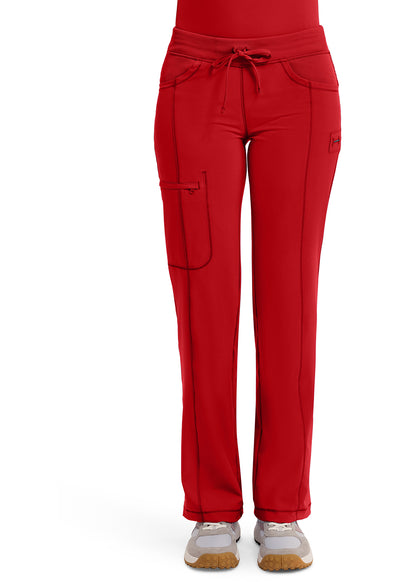 1123A Cherokee Infinity Low-Rise Straight Drawstring Pants Certainty Antimicrobial Stretch (XXS - 5XL)