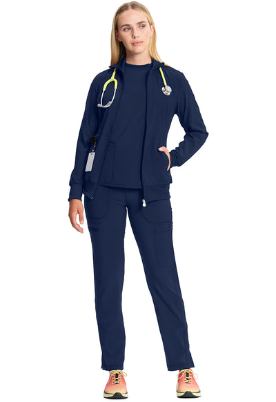 2391A Cherokee Infinity Zip Front Warm-up Jacket Certainty Antimicrobial Stretch (XXS - 5XL)