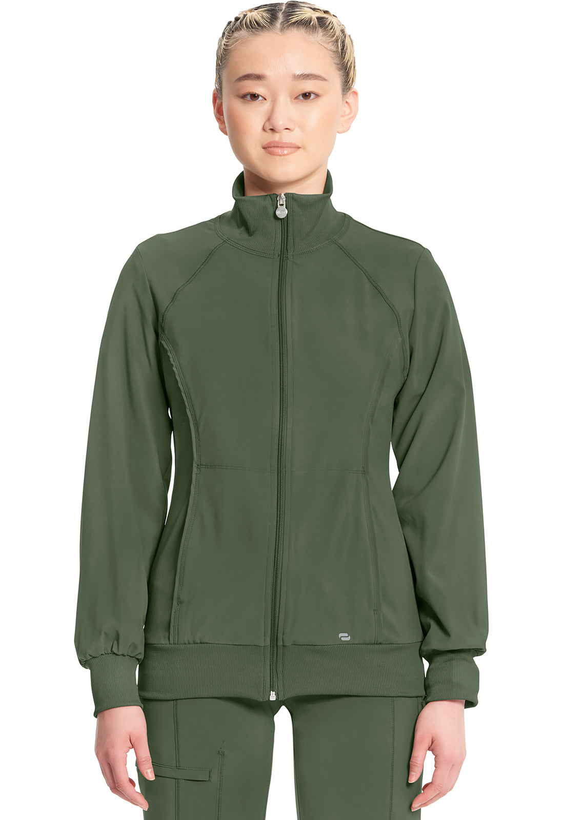 2391A Cherokee Infinity Zip Front Warm-up Jacket Certainty Antimicrobial Stretch (XXS - 5XL)