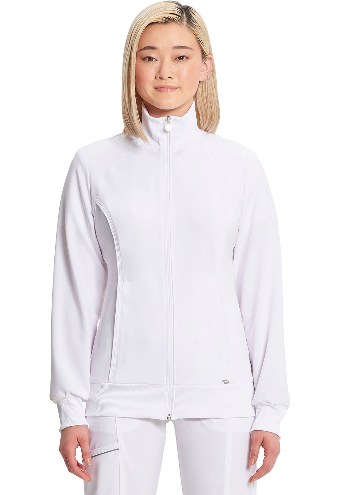 2391A Cherokee Infinity Zip Front Warm-up Jacket Certainty Antimicrobial Stretch (XXS - 5XL)