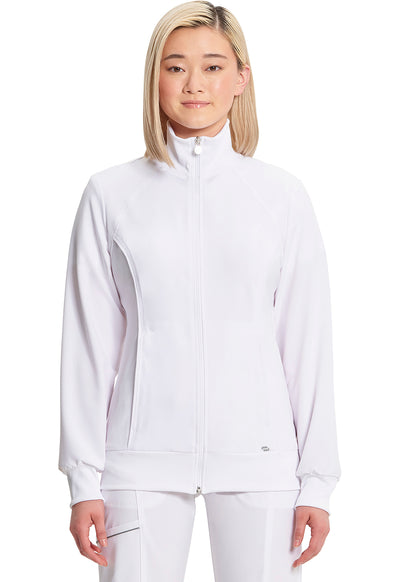 2391A Cherokee Infinity Zip Front Warm-up Jacket Certainty Antimicrobial Stretch (XXS - 5XL)