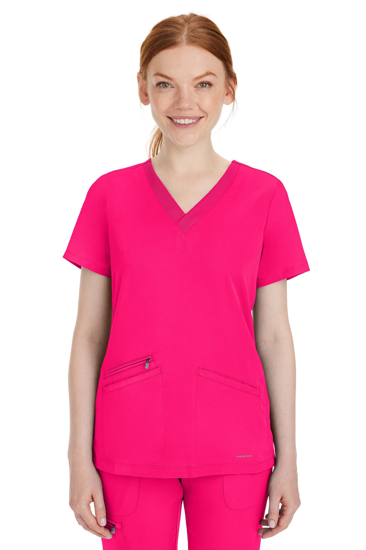 2530 Healing Hands Works Mariah Scrub Top (XXS - 5XL)