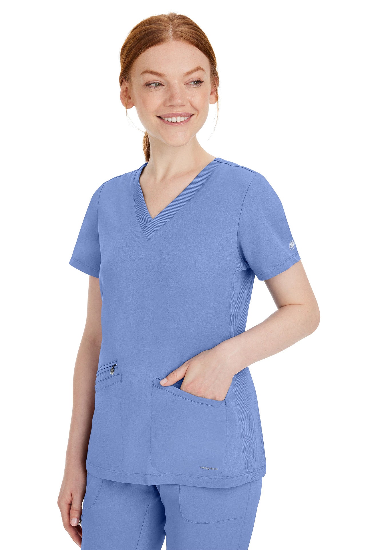 2530 Healing Hands Works Mariah Scrub Top (XXS - 5XL)