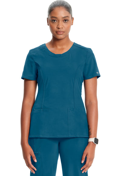 2624A Cherokee Infinity Round Neck Top Antimicrobial Stretch (XXS - 5XL)