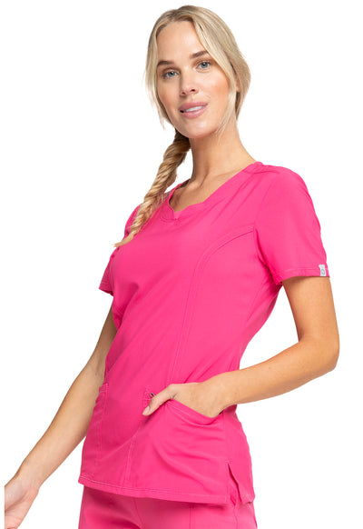 2624A Cherokee Infinity Round Neck Top Antimicrobial Stretch (XXS - 5XL)