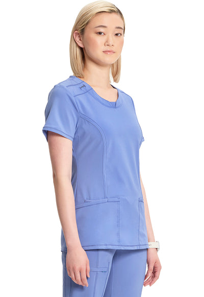 2624A Cherokee Infinity Round Neck Top Antimicrobial Stretch (XXS - 5XL)