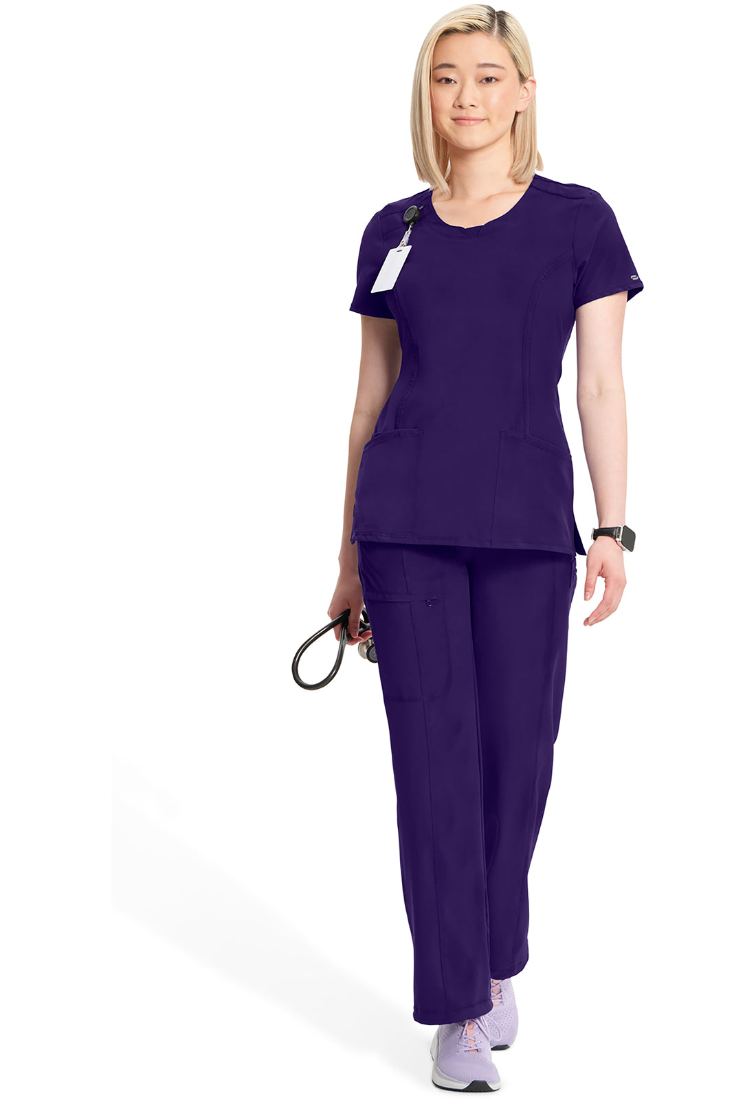 2624A Cherokee Infinity Round Neck Top Antimicrobial Stretch (XXS - 5XL)