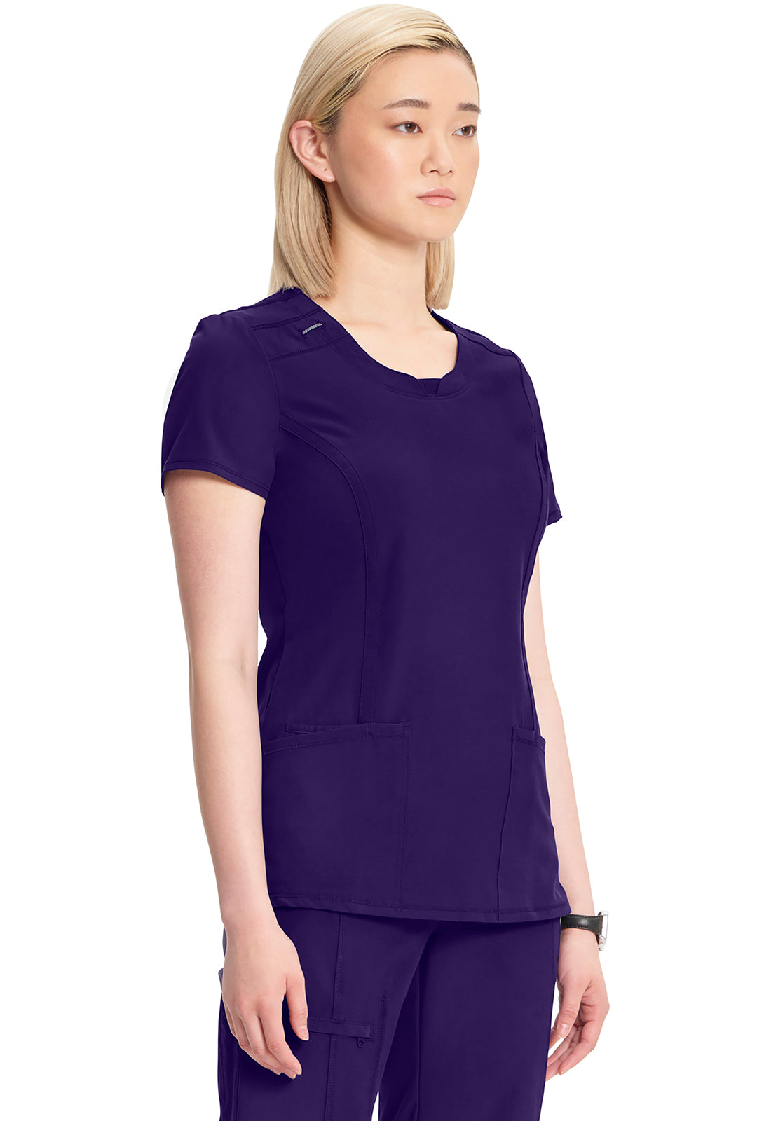 2624A Cherokee Infinity Round Neck Top Antimicrobial Stretch (XXS - 5XL)